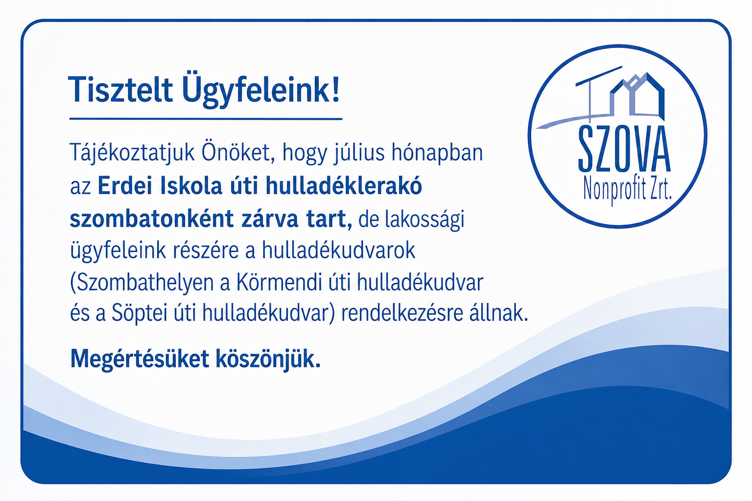 Tájékoztató