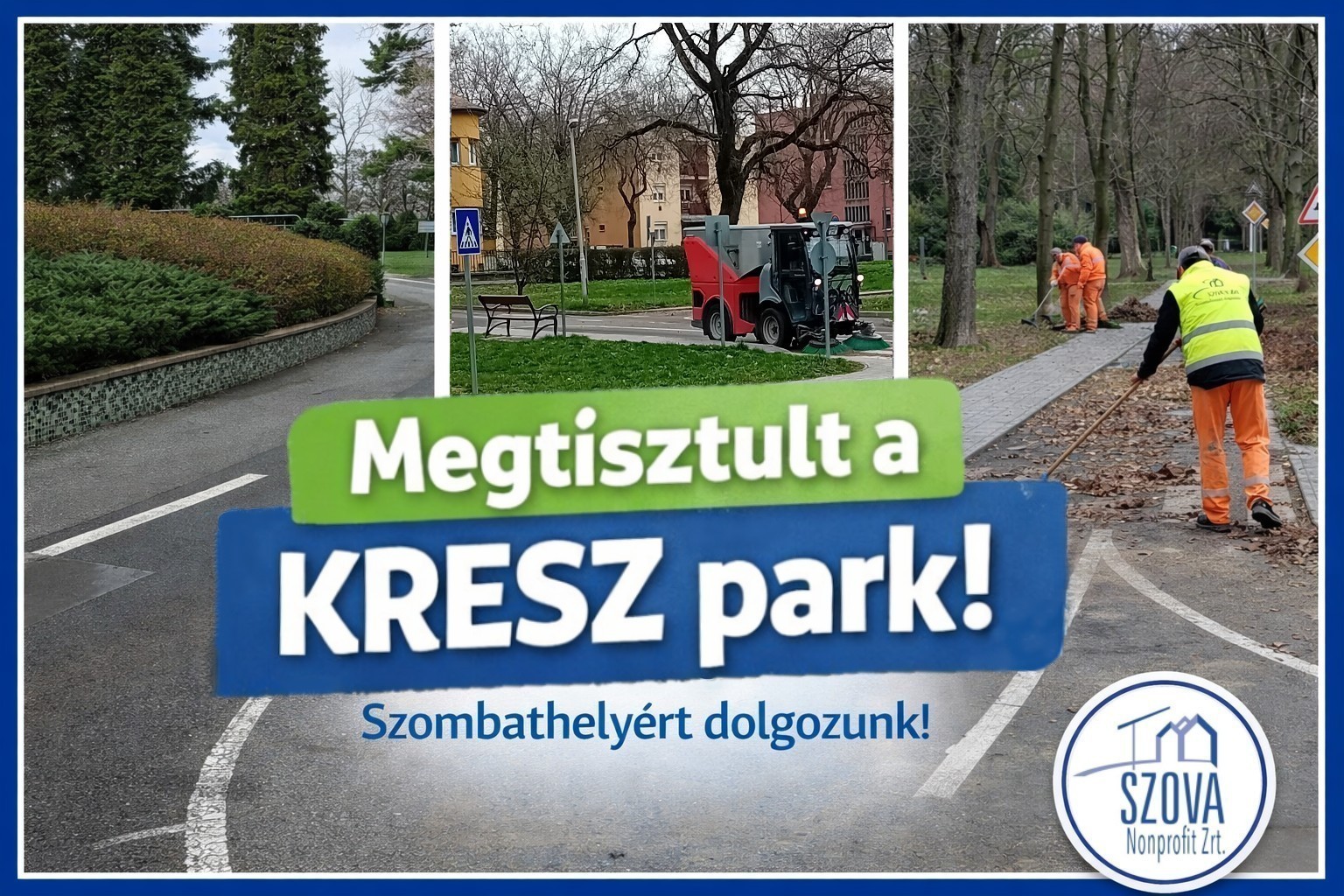 Szerdán megtörtént a KRESZ park teljes rendbetétele